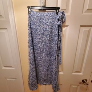 Flower Wrap Skirt